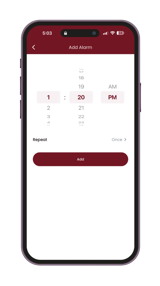 120 Army app screen