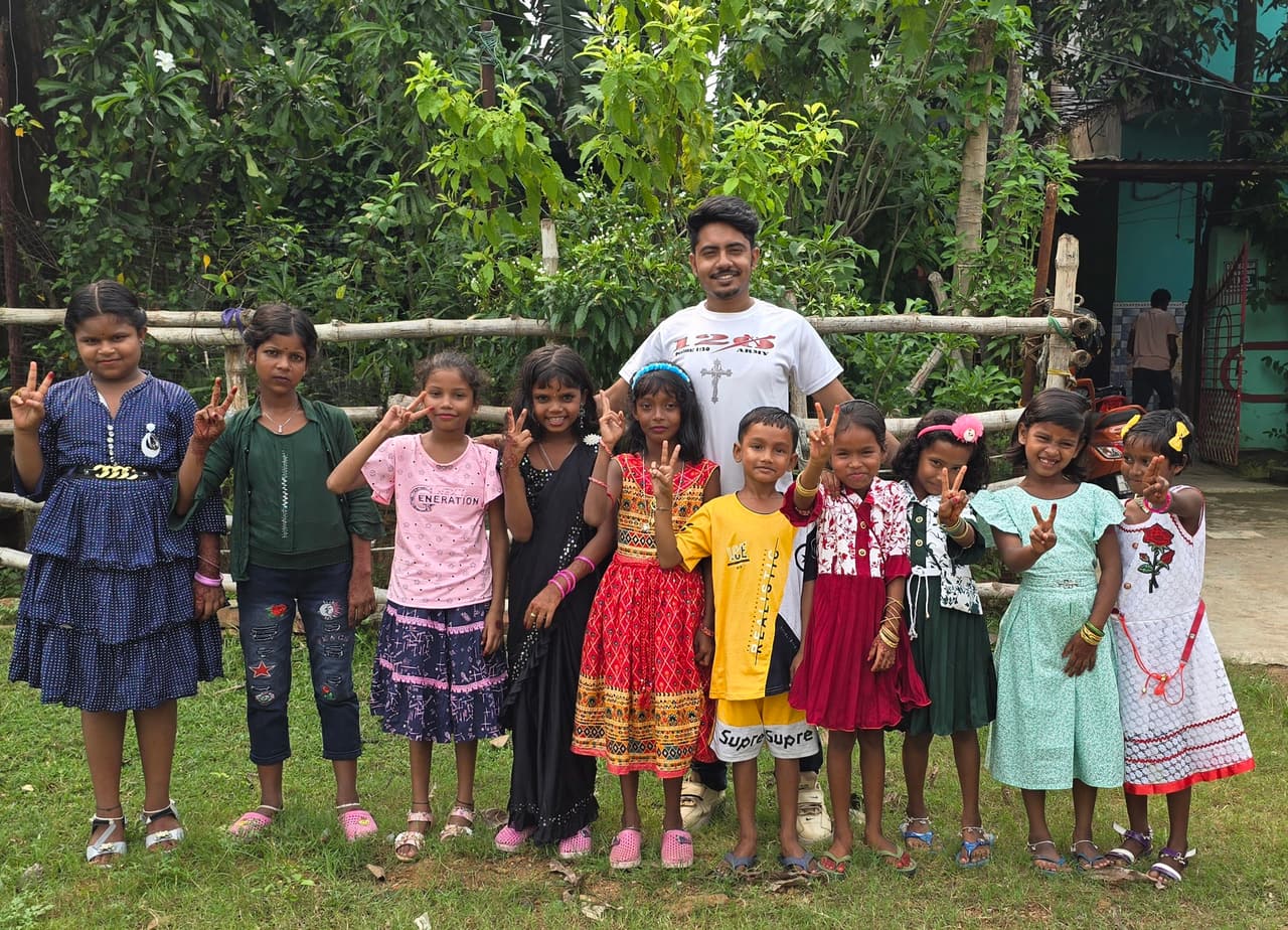 120 Army village and children support in India