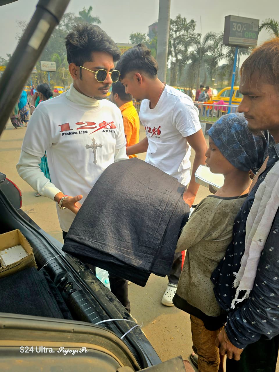 120 Army village and children support in India