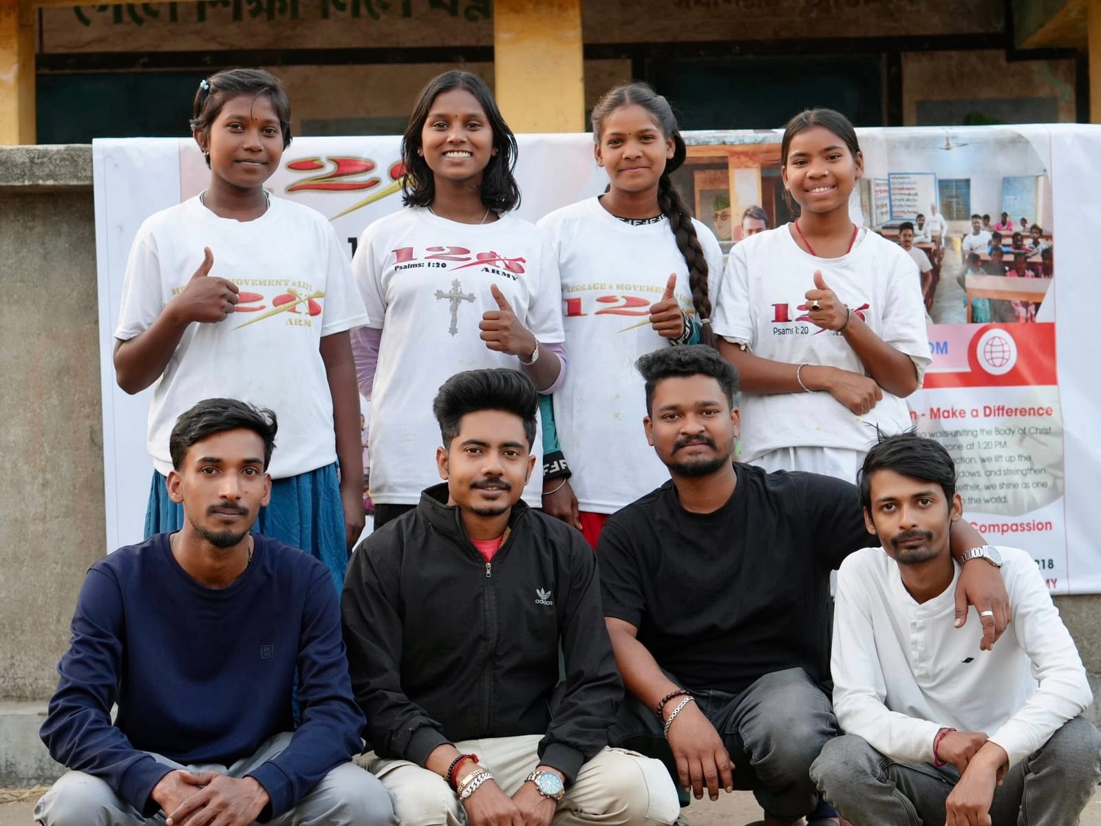 120 Army village and children support in India