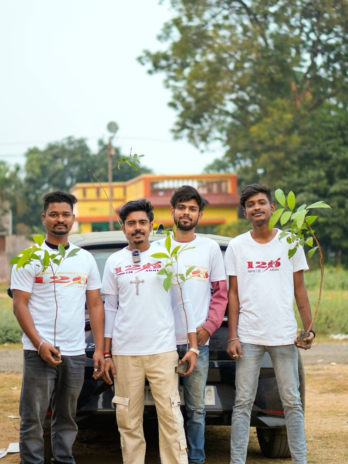 120 Army village and children support in India