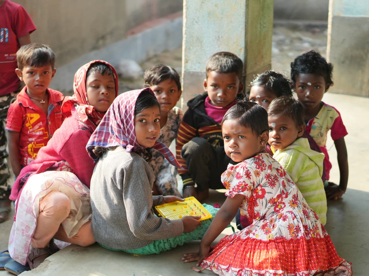 120 Army village and children support in India