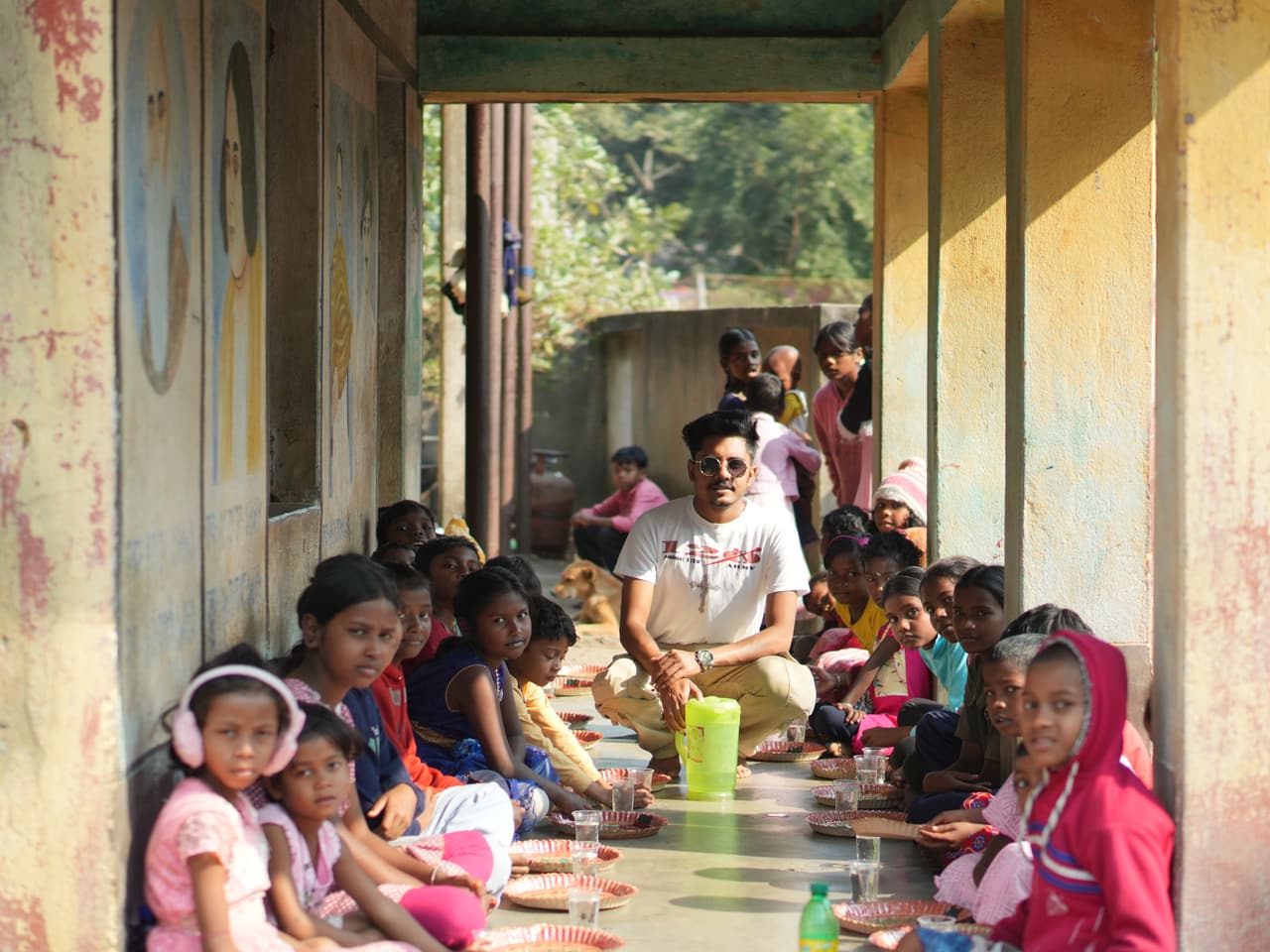 120 Army village and children support in India