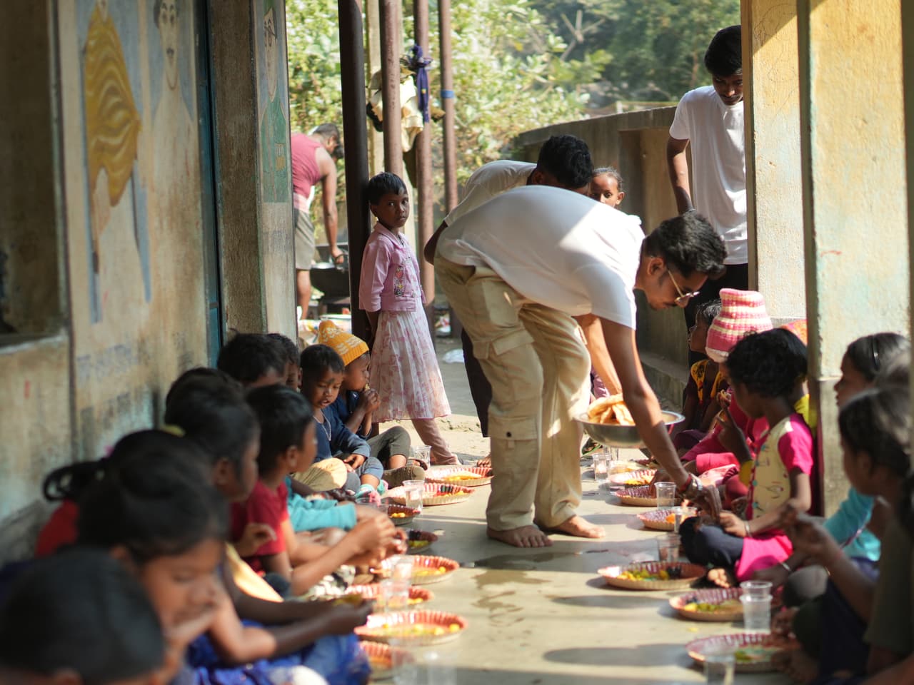 120 Army village and children support in India
