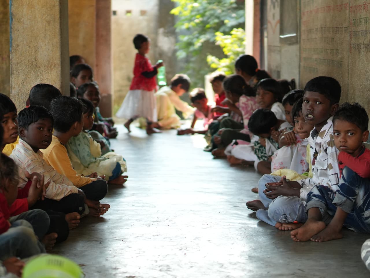 120 Army village and children support in India