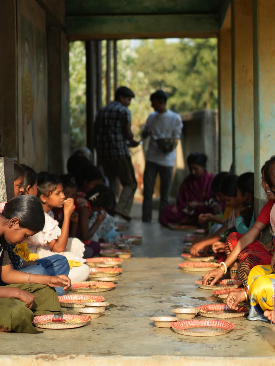 120 Army village and children support in India