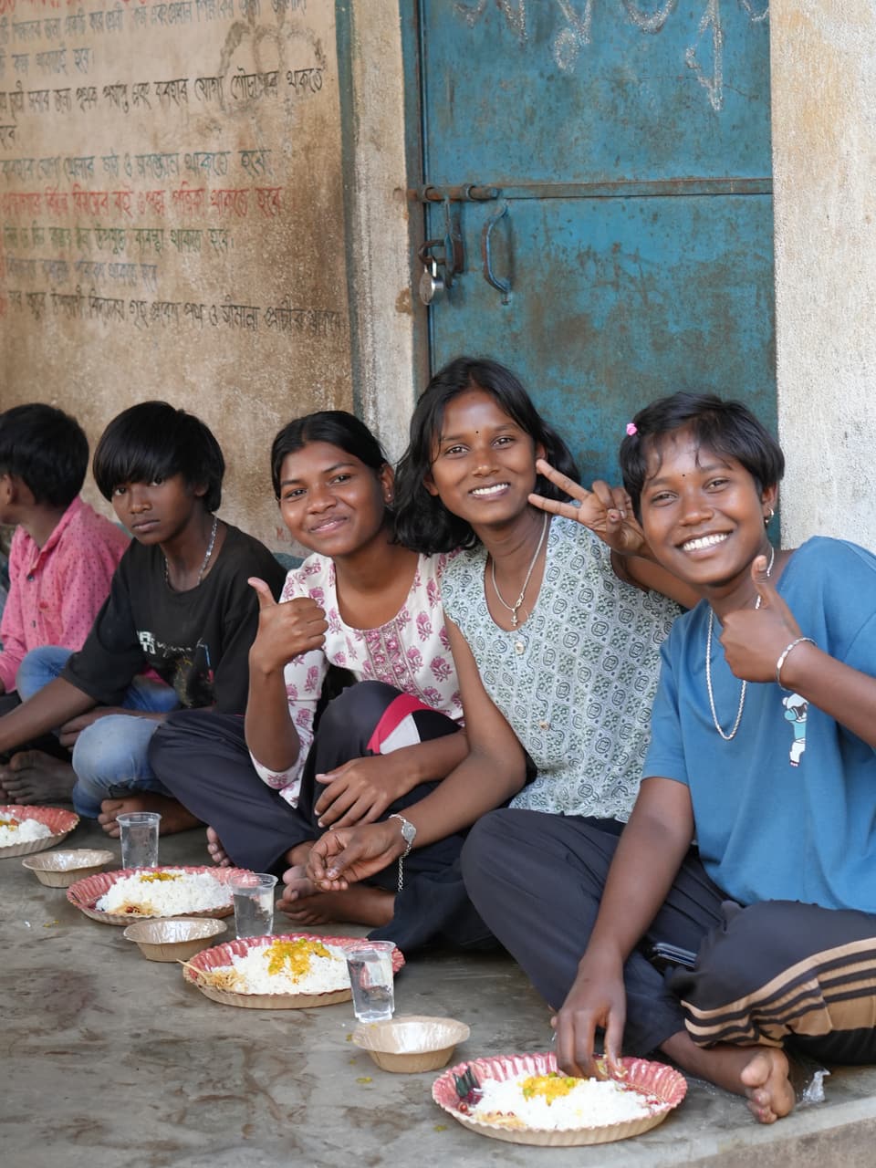 120 Army village and children support in India